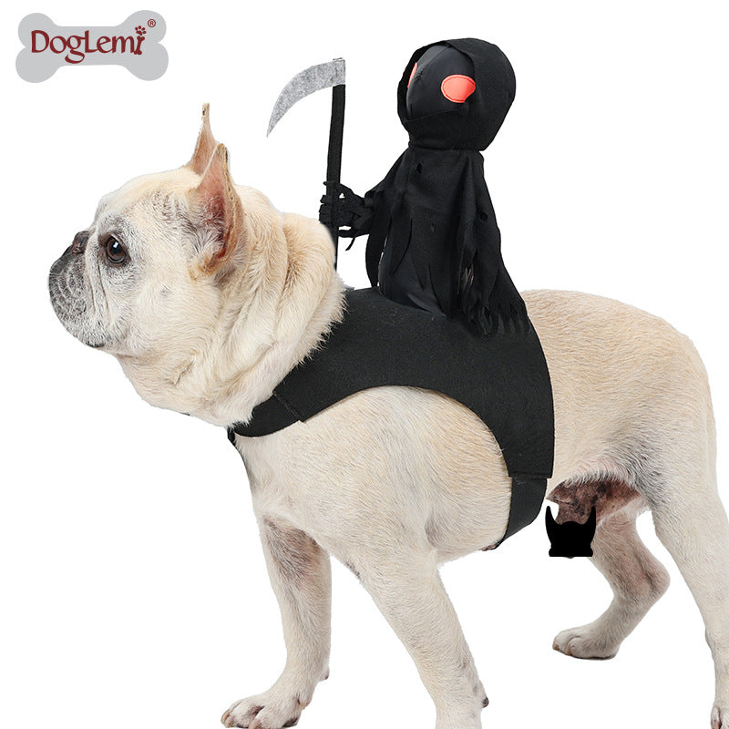 Chien Dark Harvest Costume de transformation chevalier Costume de chat Halloween Costume drôle Cat Cut