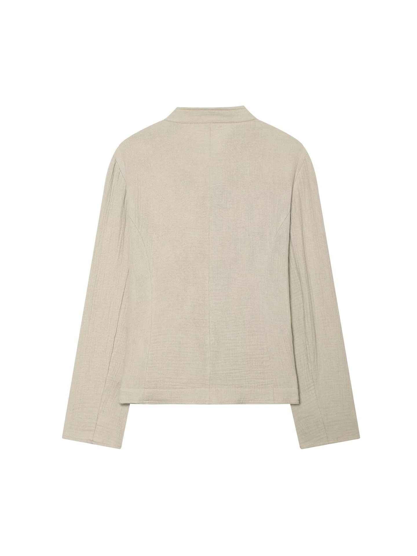 Femmes Buttoned Rustic-style European And American Outerwear