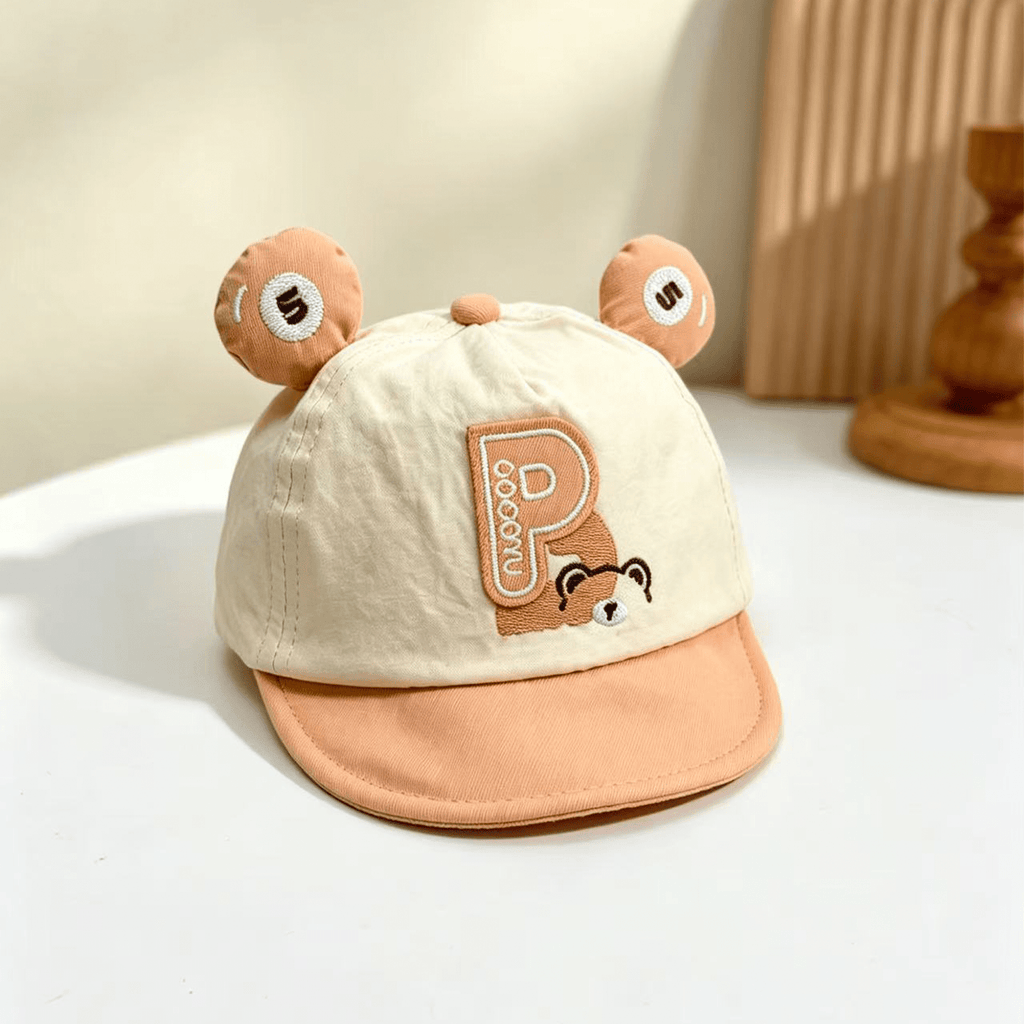 Casquette de baseball avec lettres brodées de style coréen
