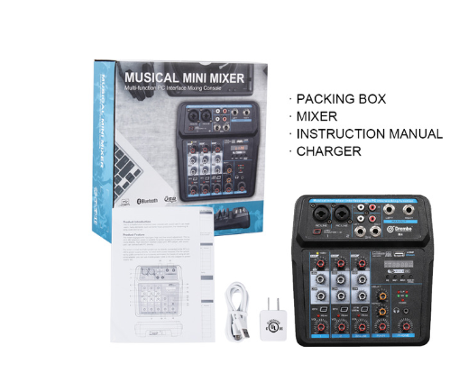 Mixeur audio live K chanson enregistrement musique petit mélangeur