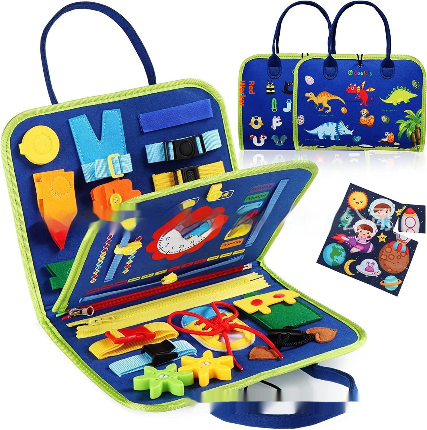 Portable Conseil d'apprentissage du vêtement pour enfants Toy Conseil d'éducation précoce