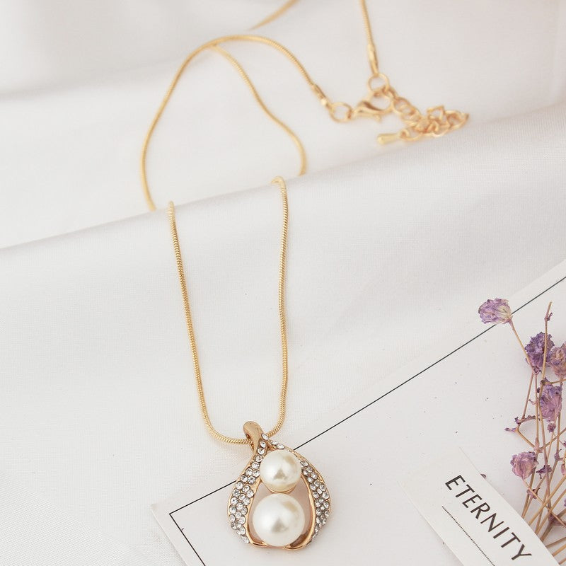 L'Europe et les États-Unis commerce extérieur paquet exquis avec mariage bijoux set perle