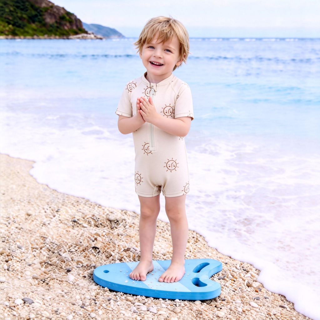 Boys' Fresh Style One-Piece Swimsuit