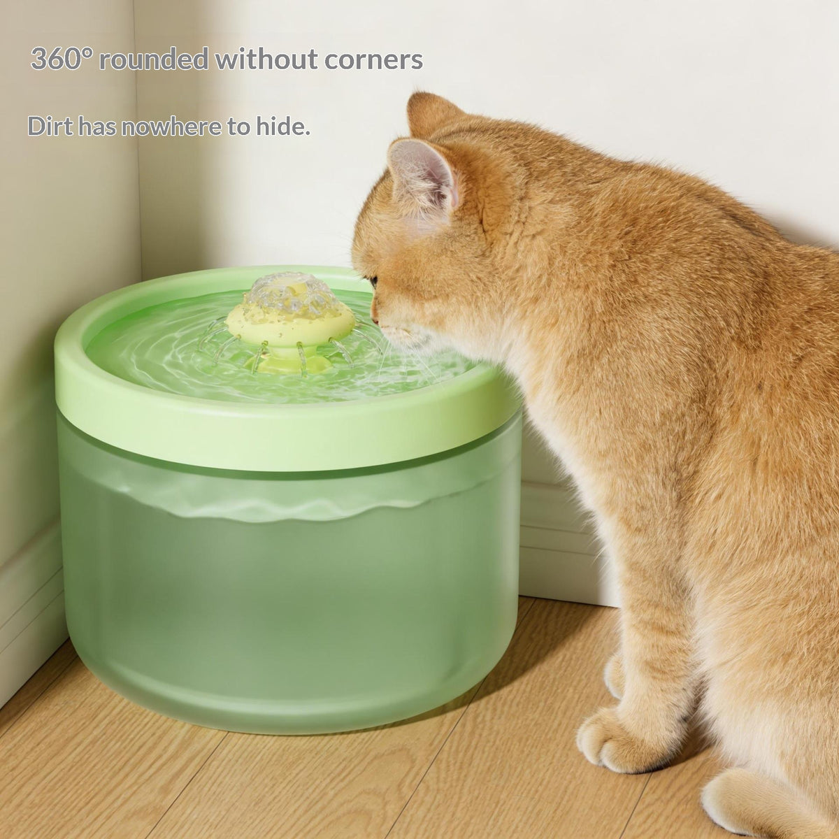 Filtrage automatique Fontaine d'eau pour animaux de compagnie circulant