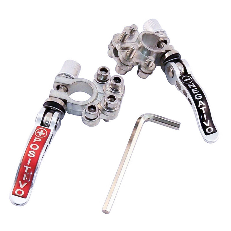 2Pcs Clamp universel de batterie de voiture Terminal de connexion-Pure Camion en cuivre