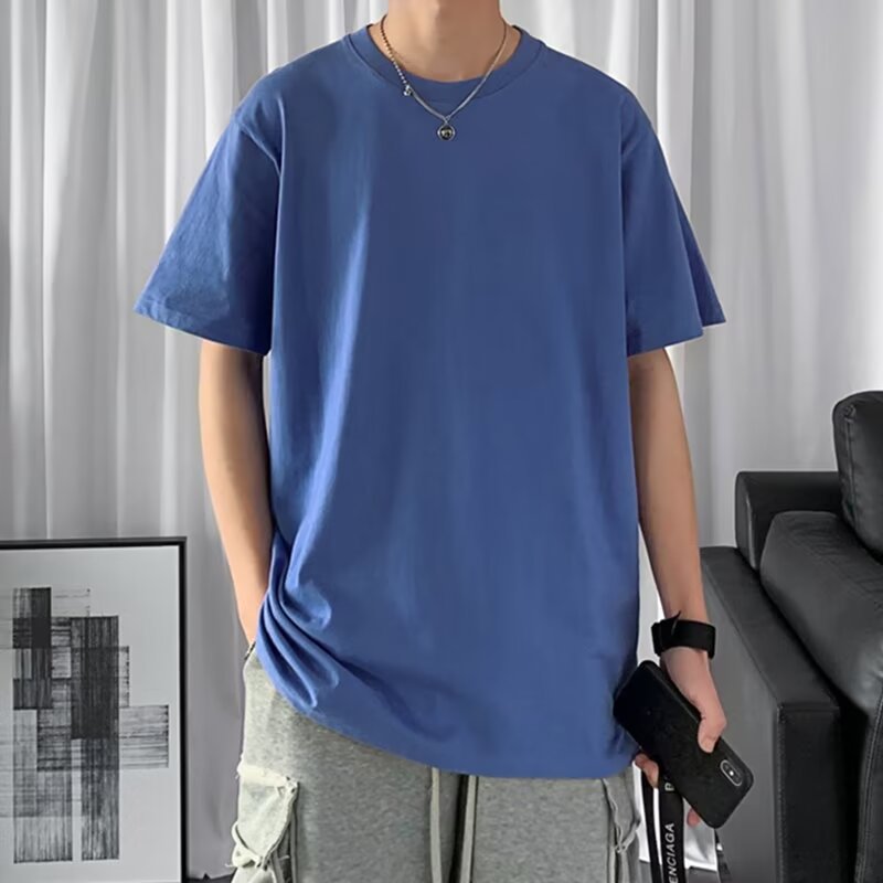 T-shirt à manches courtes de couleur candy pour homme