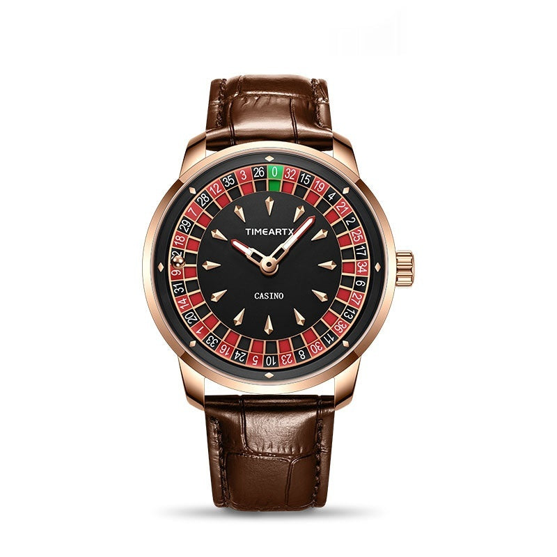 Montre Quartz à ceinture étanche à lumière unique