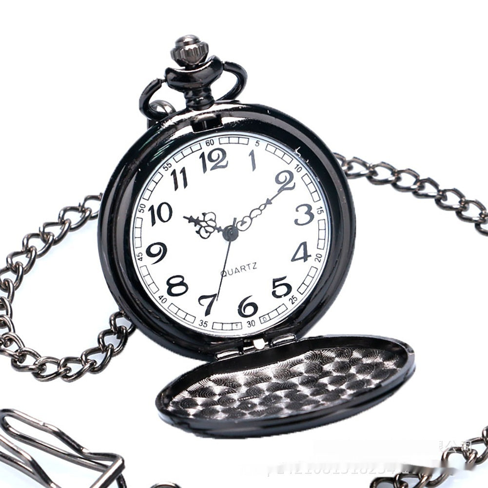 Engraved Commemorative Sale Quartz Pocket Watch