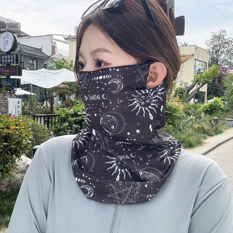 Masque du soleil Bébé Garçon et fille Été Pêche en plein air Couverture de vélo Plein visage