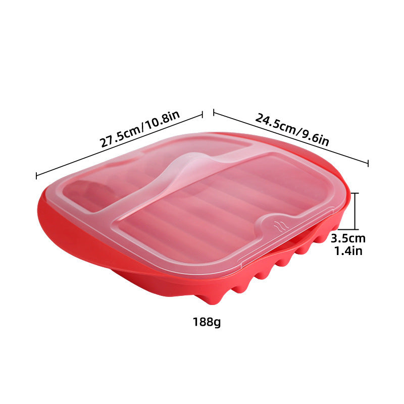 Plaque en plastique Micro-ondes Bacon Grill