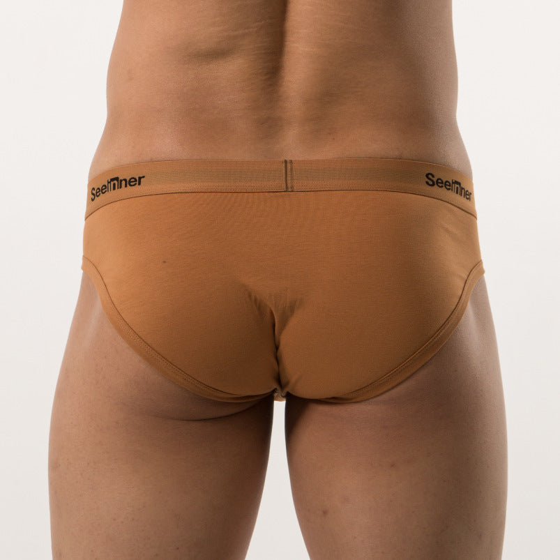 Slips de sport en coton stretch à basse taille pour hommes