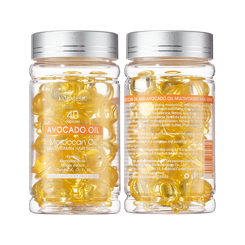 KORMESIC Moroccan Oil and Avocado Oil Multivitamin Hair Essence for Export 1mlx40 C