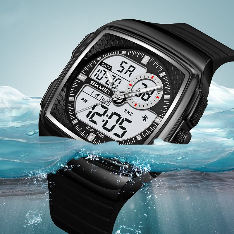 Chronographe étudiant Shikemei Montre numérique lumineuse