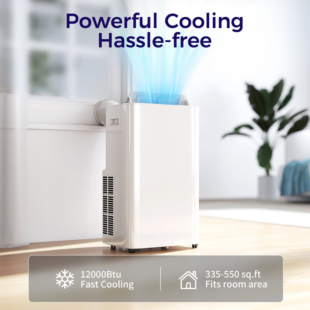 12000 BTU Climatiseur portable avec télécommande
