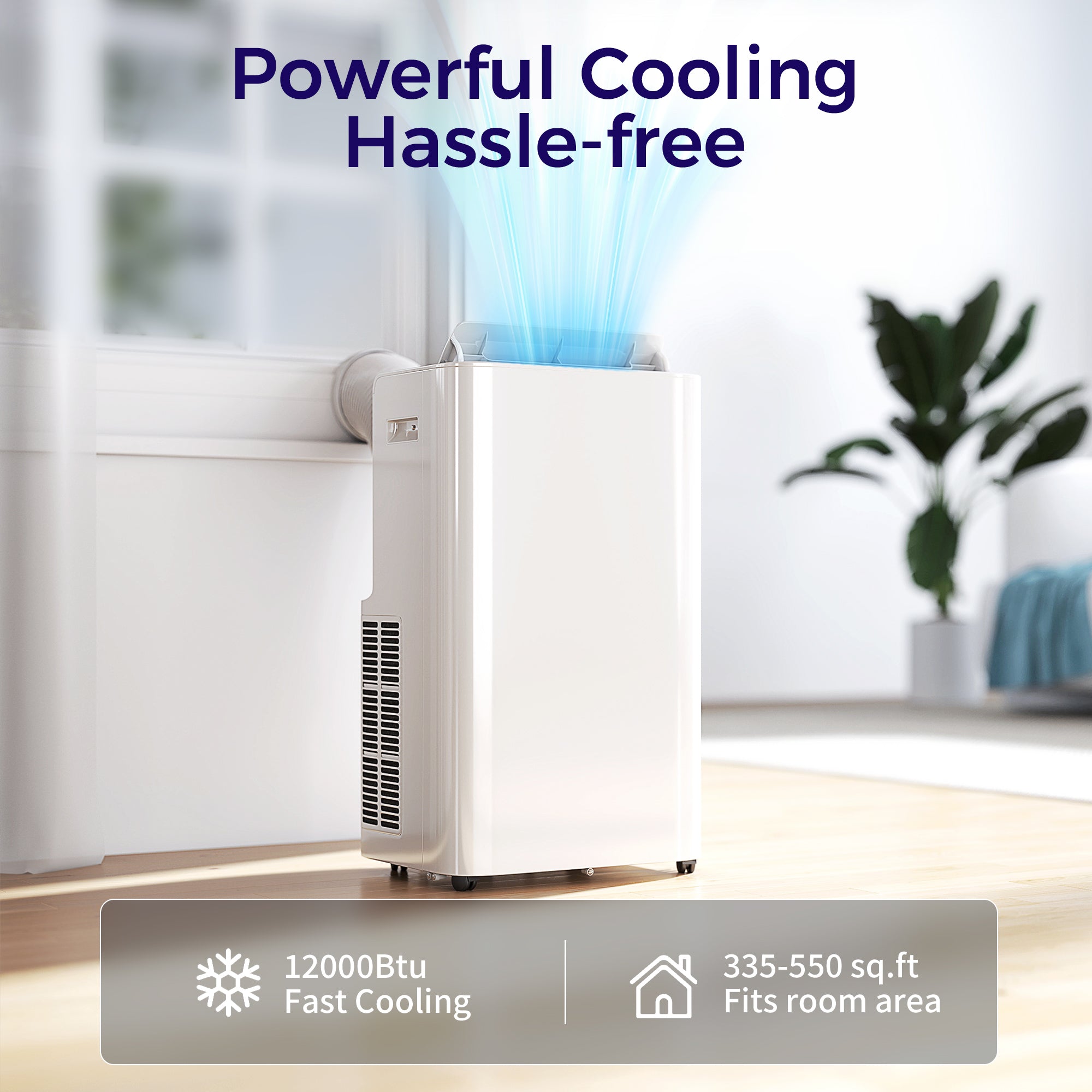 12000 BTU Climatiseur portable avec télécommande