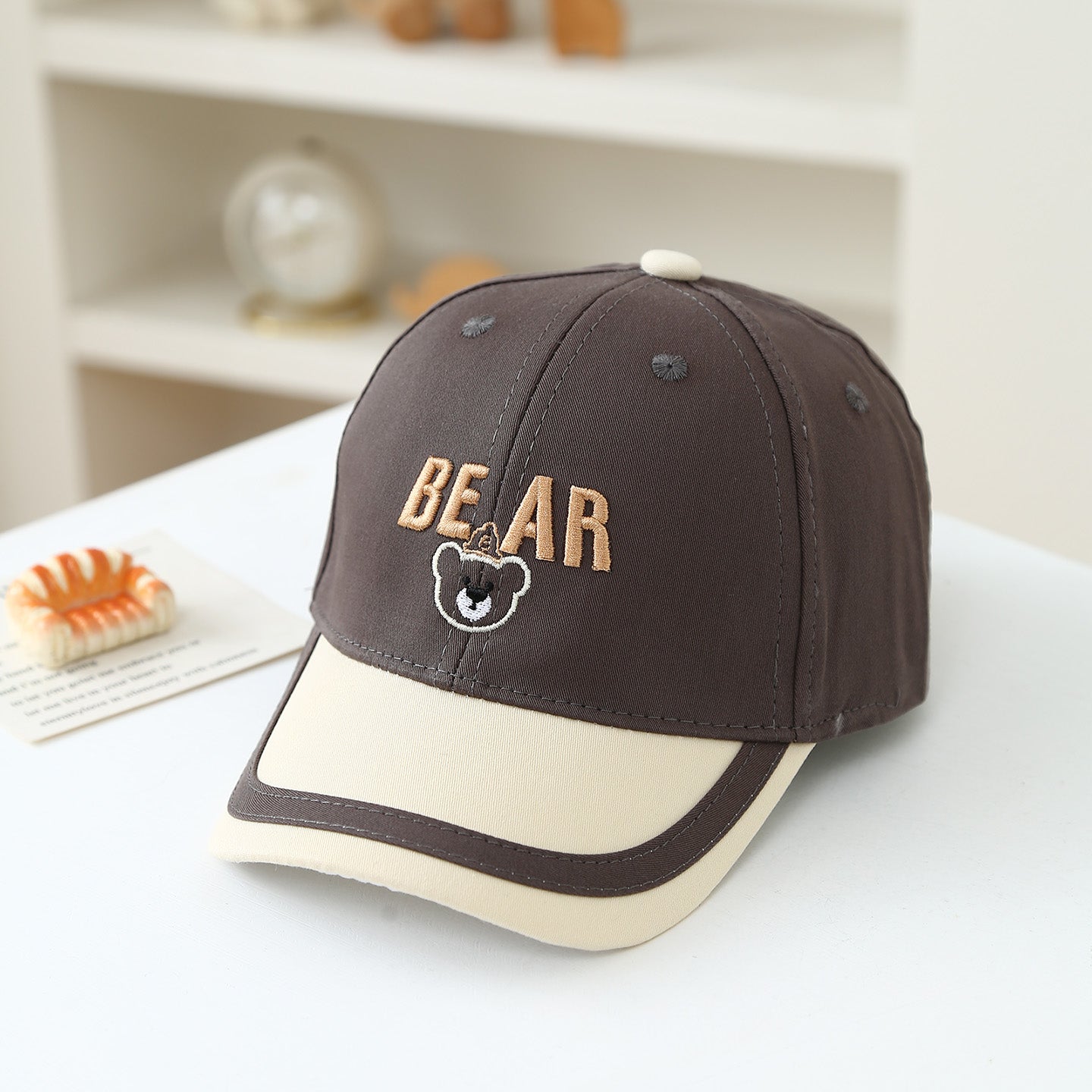 Garçons et filles de style caricature Casquette de baseball multicolore pour la protection solaire extérieure