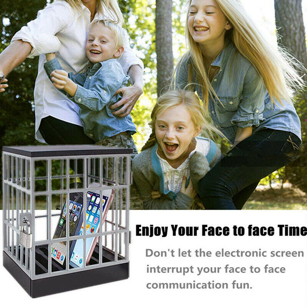 Telephone storage cage