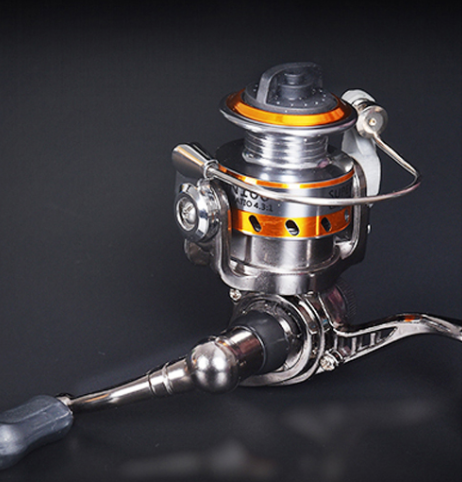 Acier inoxydable Full Metal Fishing Line Roue Palm Zhongbao Petite roue de poisson