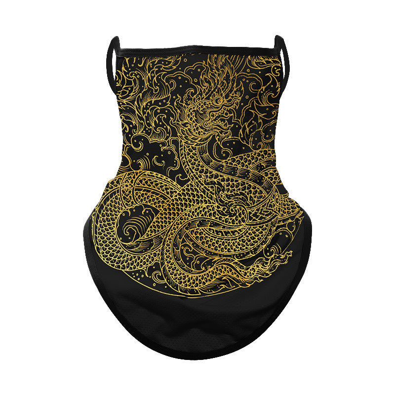 Moto Riding Masque visage protecteur solaire Casque d'oreille pour femmes