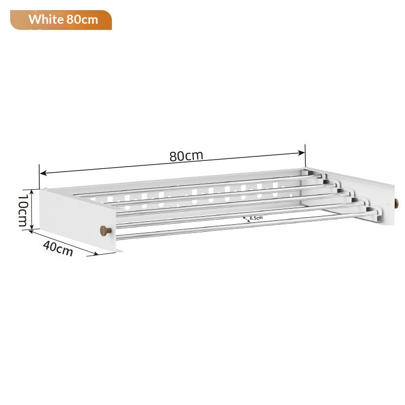 Balcon Invisible Rack de séchage à la maison Vêtements intérieurs