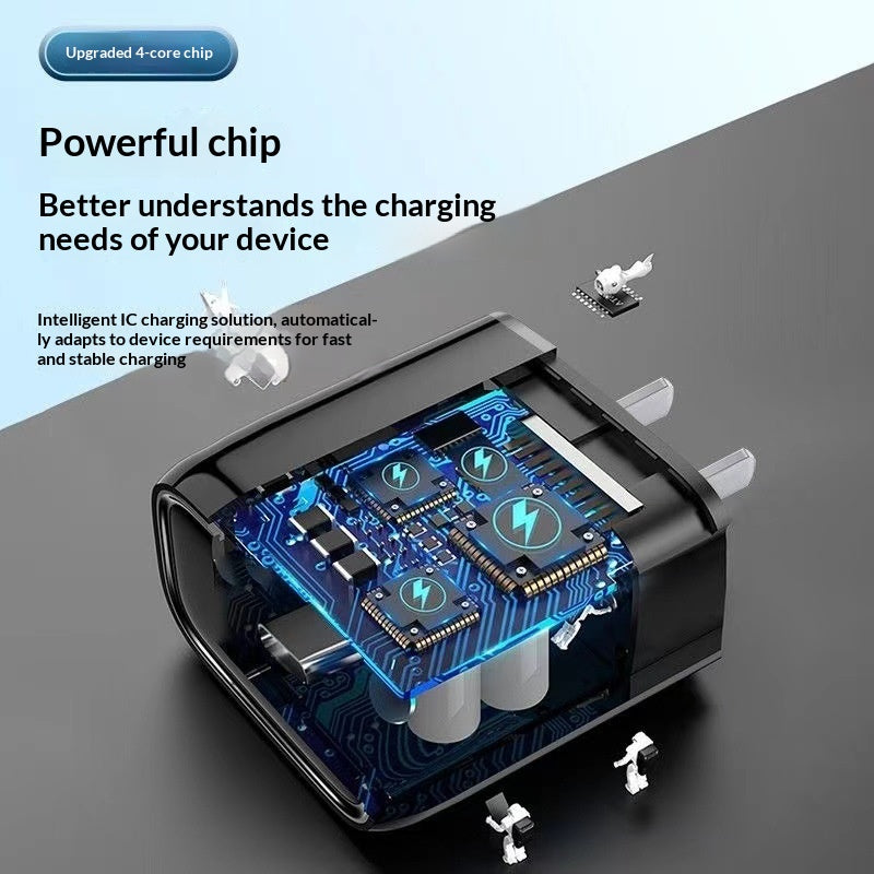 Compatible avec les chargeurs à recharge rapide