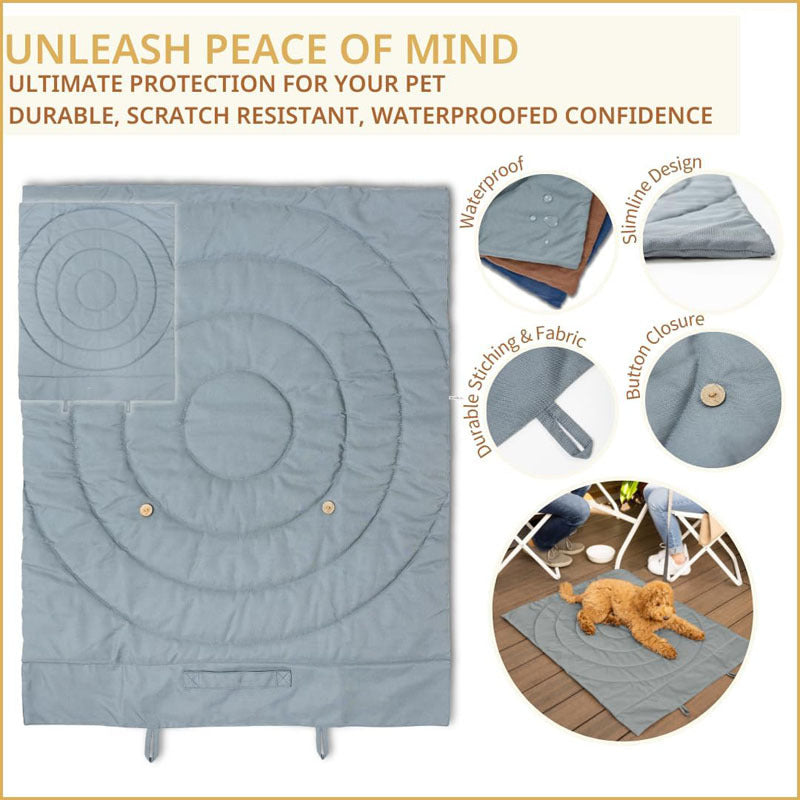 Tapis pliable pour chiens et chats de quatre saisons