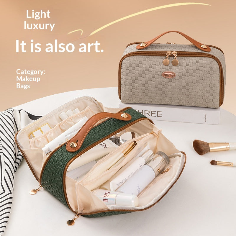 Sac de toilette et de maquillage portatifs pour le voyage