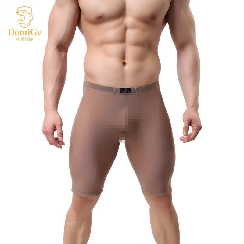 Sous-vêtements pour jambes longues respirantes pour hommes