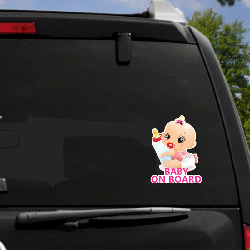Bébé à bord Princess Bouteille Voiture Sticker réfléchissant