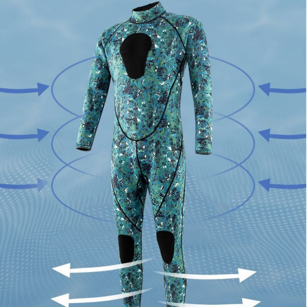 3mm Hommes une pièce combinaison humide soleil protection Jellyfish costume