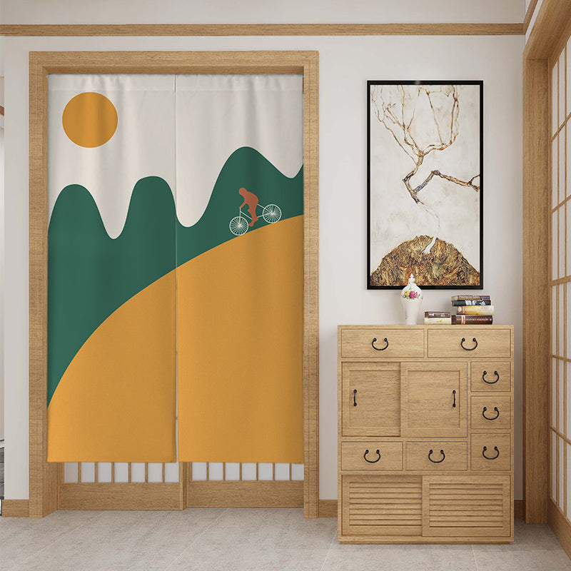 Rideaux de porte en tissu personnalisé
