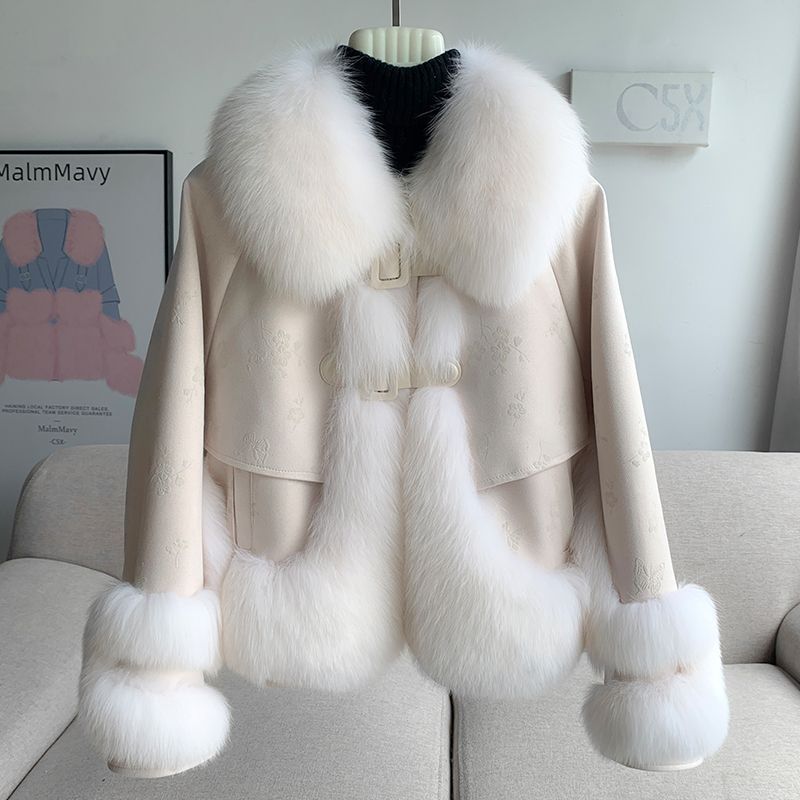 Short hiver épaissé chaud mode Jacket femmes