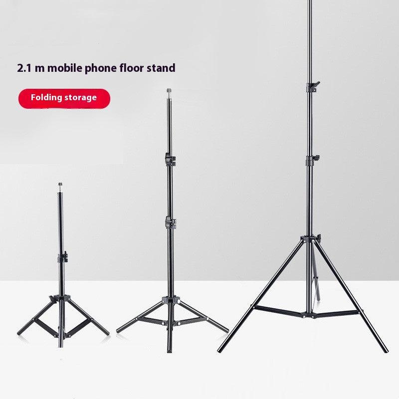 Mobile Live Streaming Photographie Support de lumière de remplissage télescopique