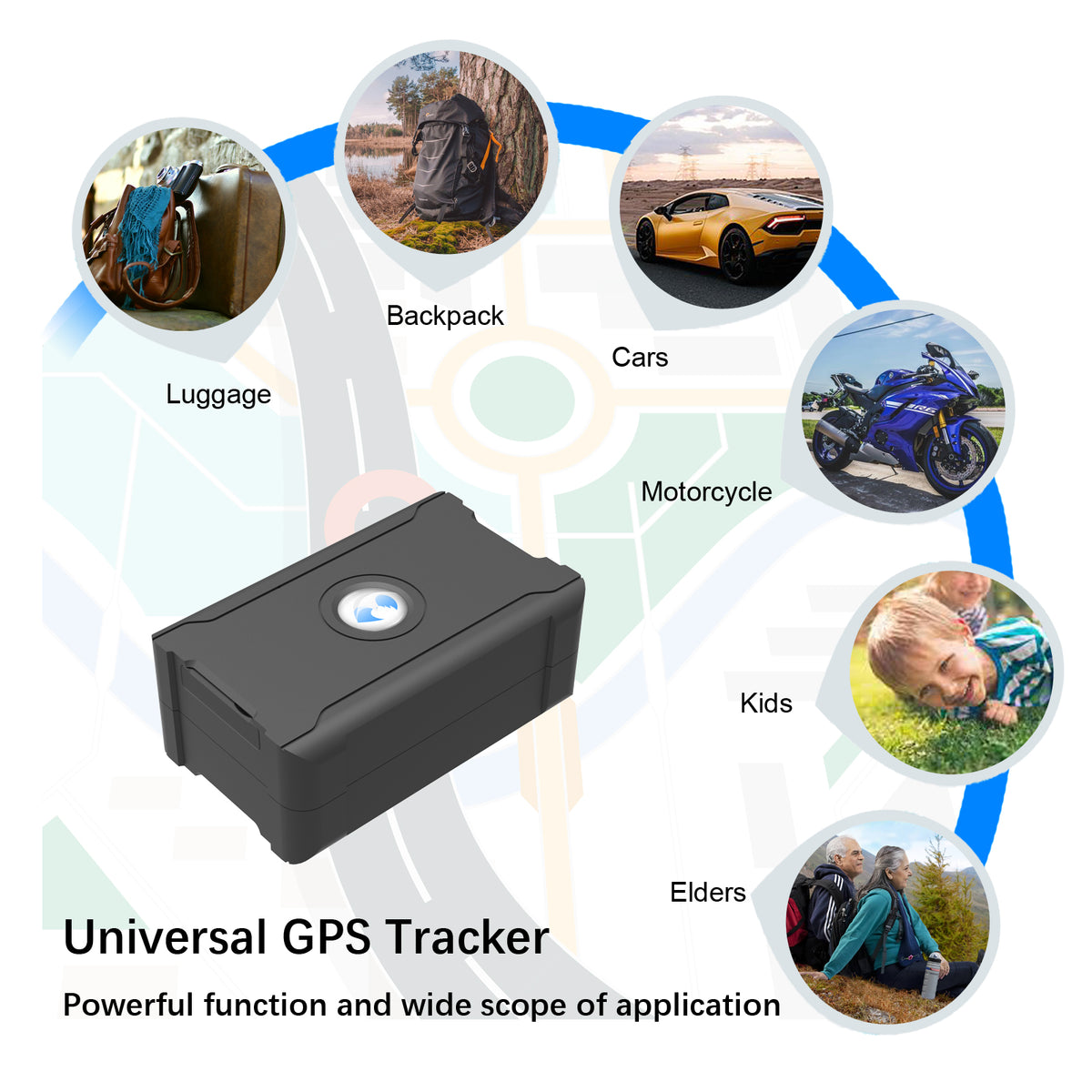 Hidden Anti-Theft GPS Tracker with Remote Control Real-Time Vehicle Tracker for Car