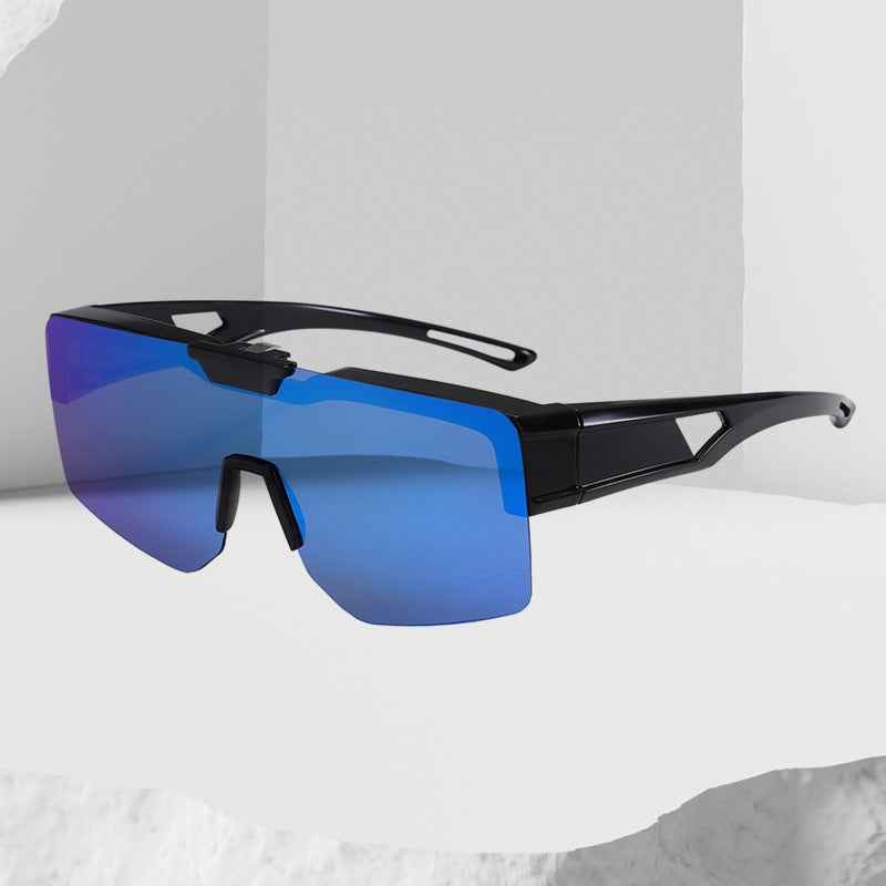 Lunettes de soleil polarisées à clip-on changeantes de couleur