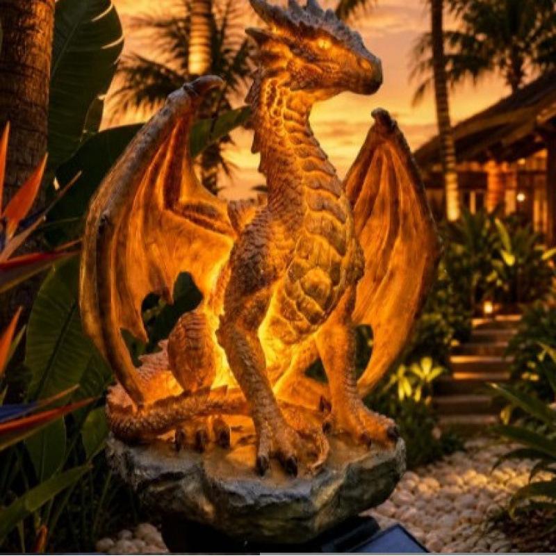 Nouveau Patio lumineux à dinosaure à puissance solaire