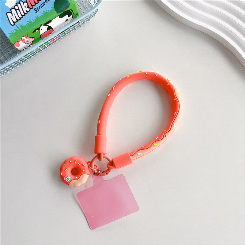 Bracelet Donut Soft Silicone Téléphone Étui suspendu