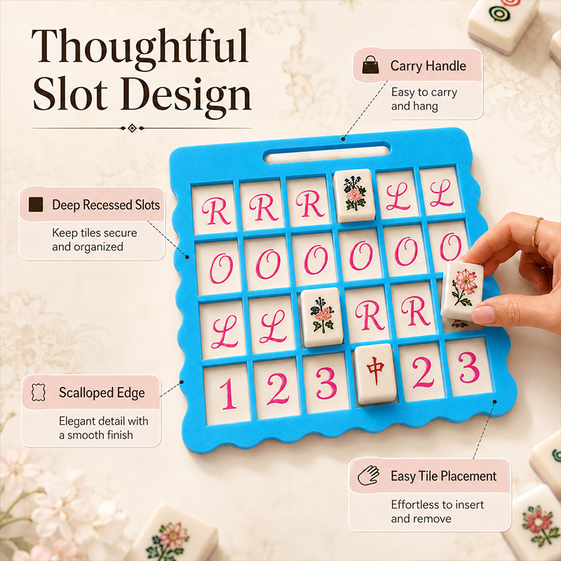 1PC Mahjong Tile Placement Board