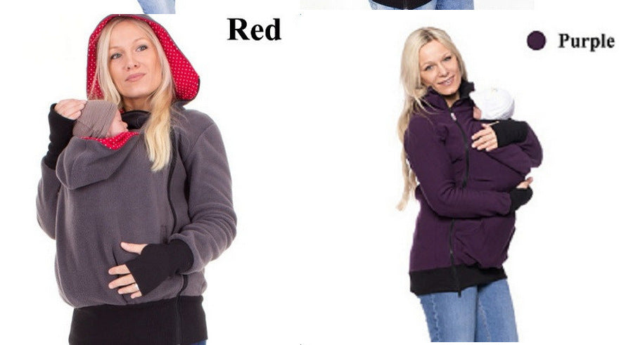Manteau multifonctionnel pour mère kangourou