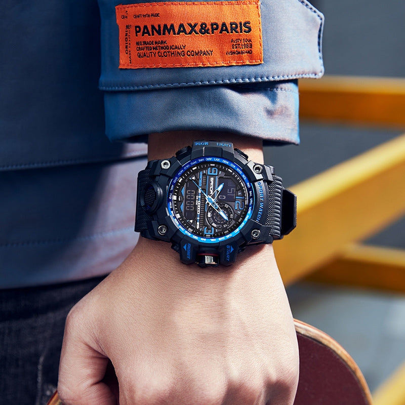 Tendance Multi-fonctionnel Sports Lumineux montre étudiante en plein air
