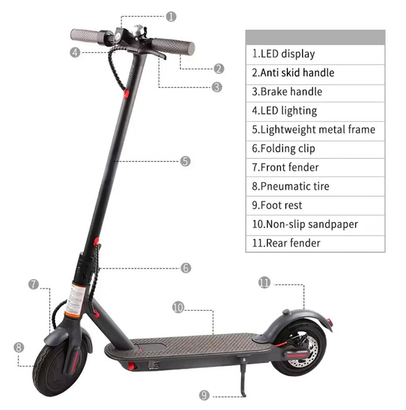 D01 Electric Scooter for City Riding