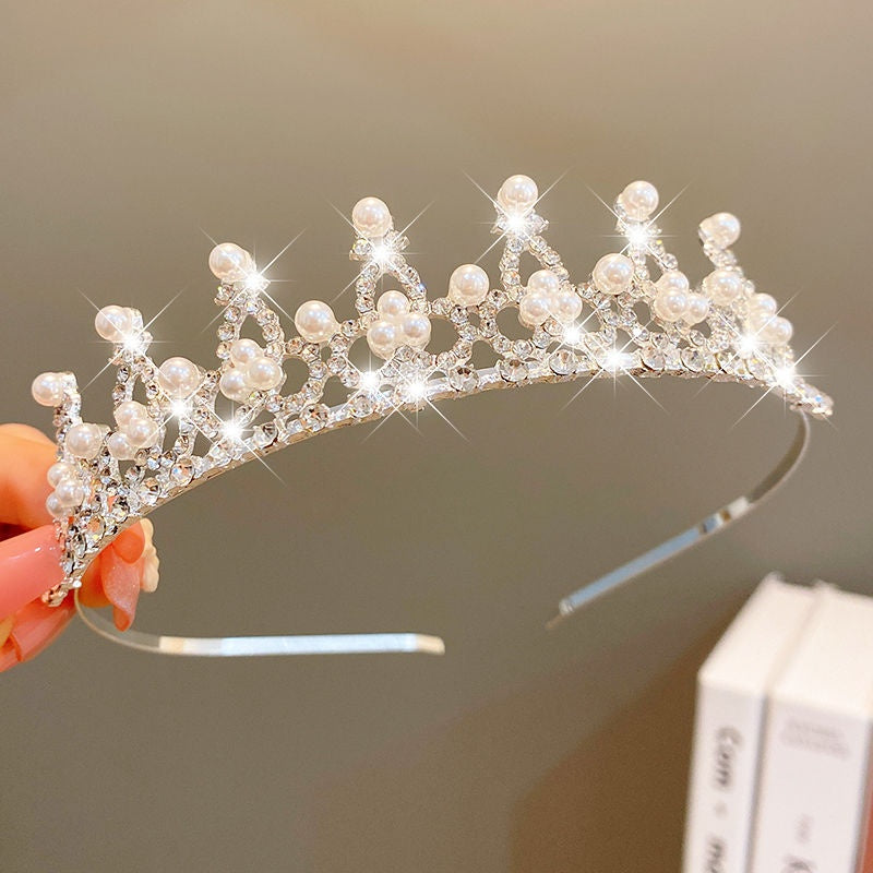 Clip de cheveux princesse couronne pour enfants