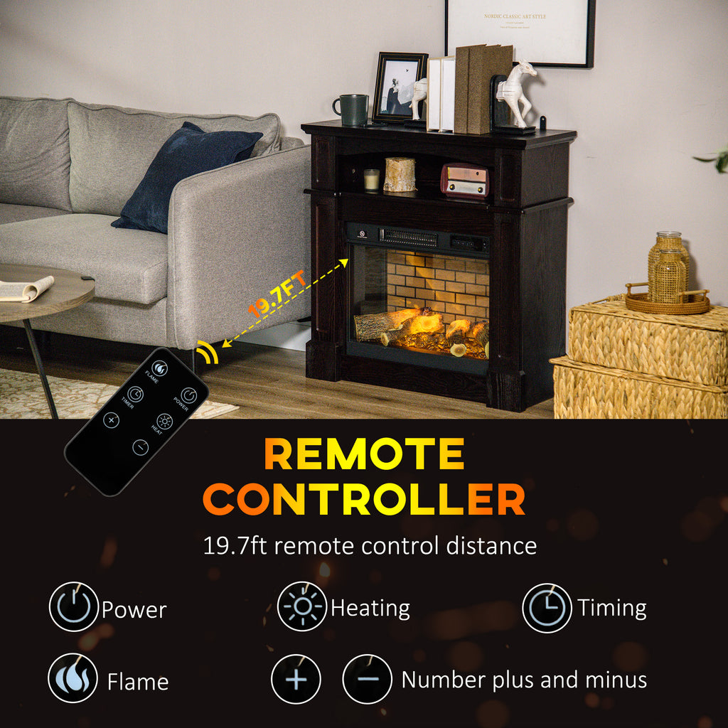 Cheminée électrique 32" avec Mantel
