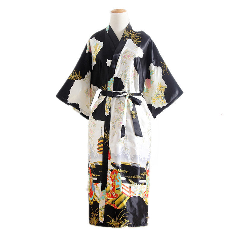Cardigan court Kimono peignoir pour femmes