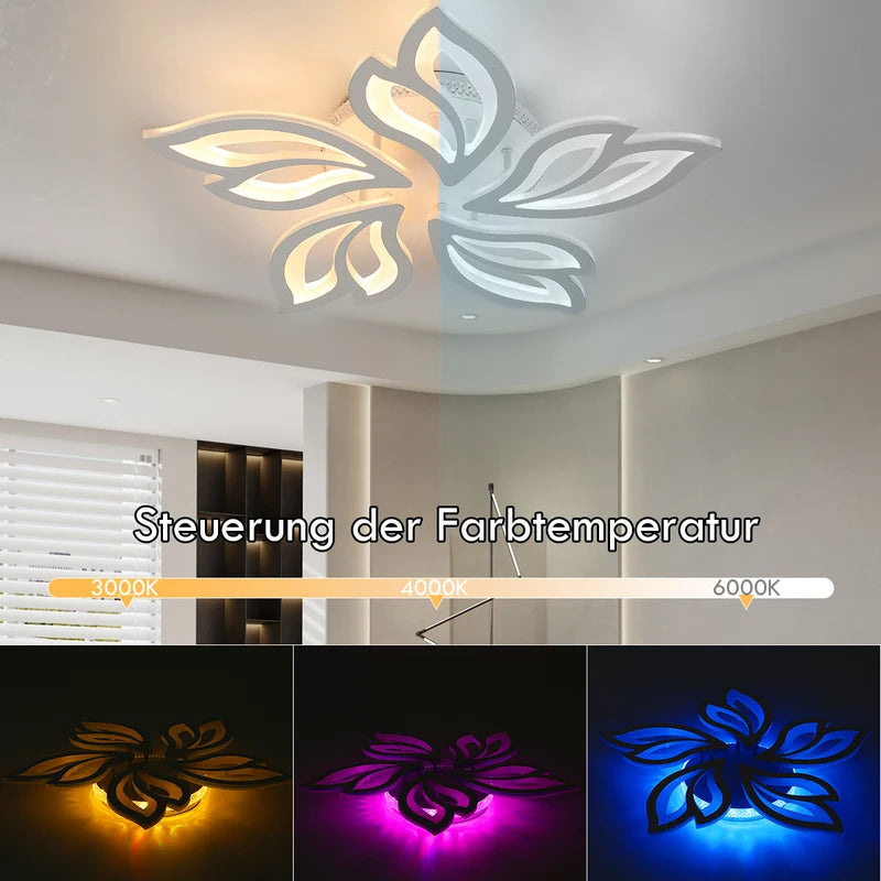 54W LED plafonnier lumière avec RGB couleur changer lampe arrière
