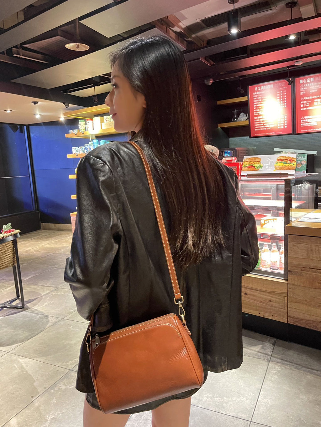 Sac de femme en cuir véritable