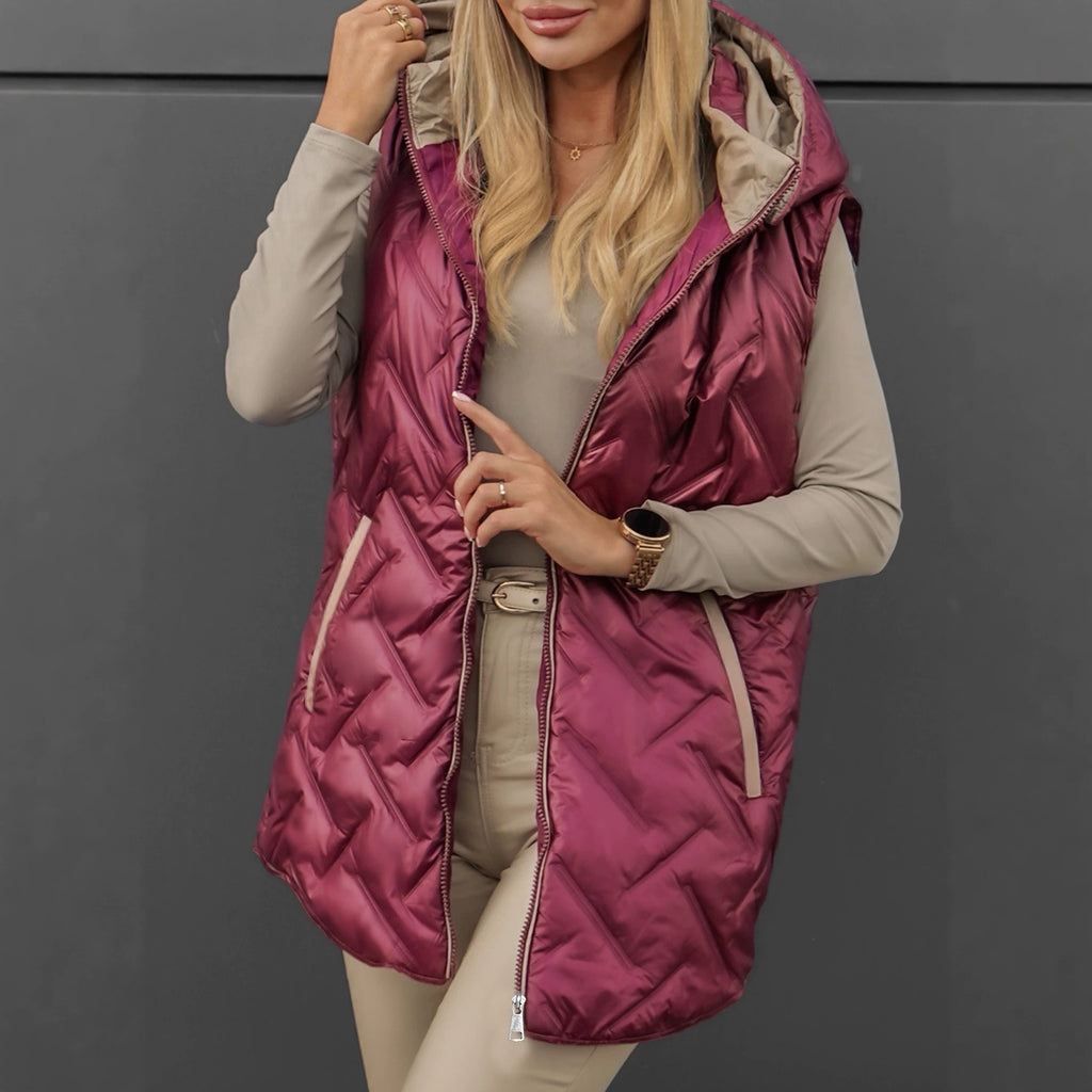 Manteau d'hiver sans manches sans chaleur