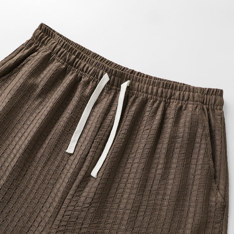 Men's Casual Top and Shorts Set