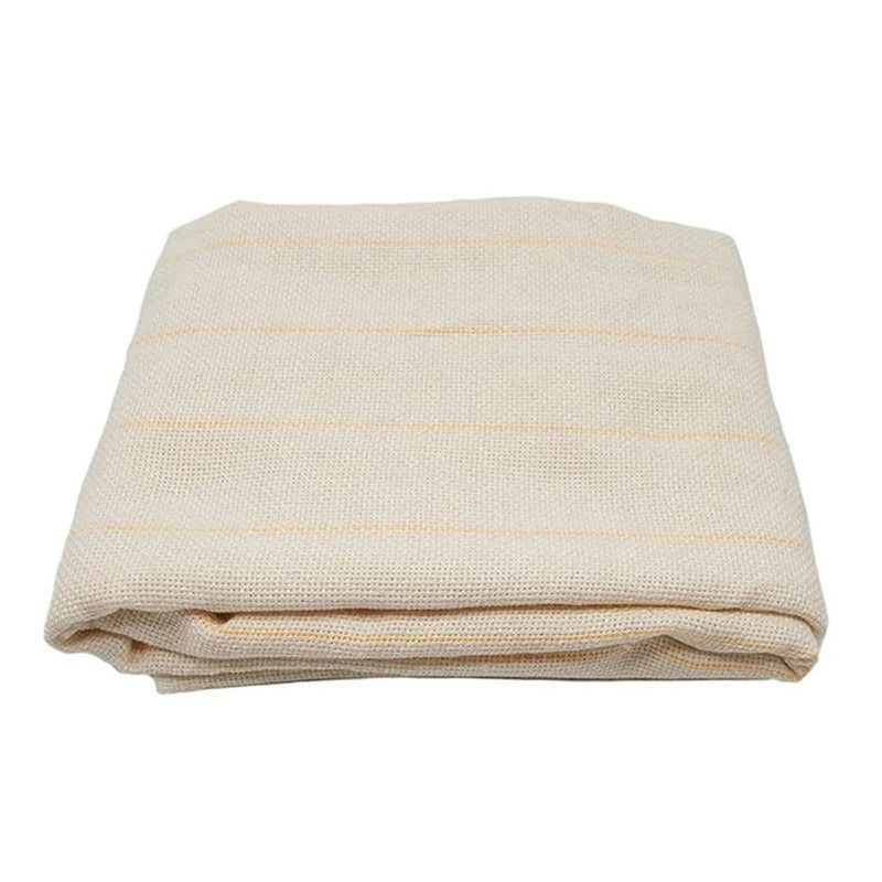 Broderie de poke à la main Tissu de tapis de fil jaune Substrat
