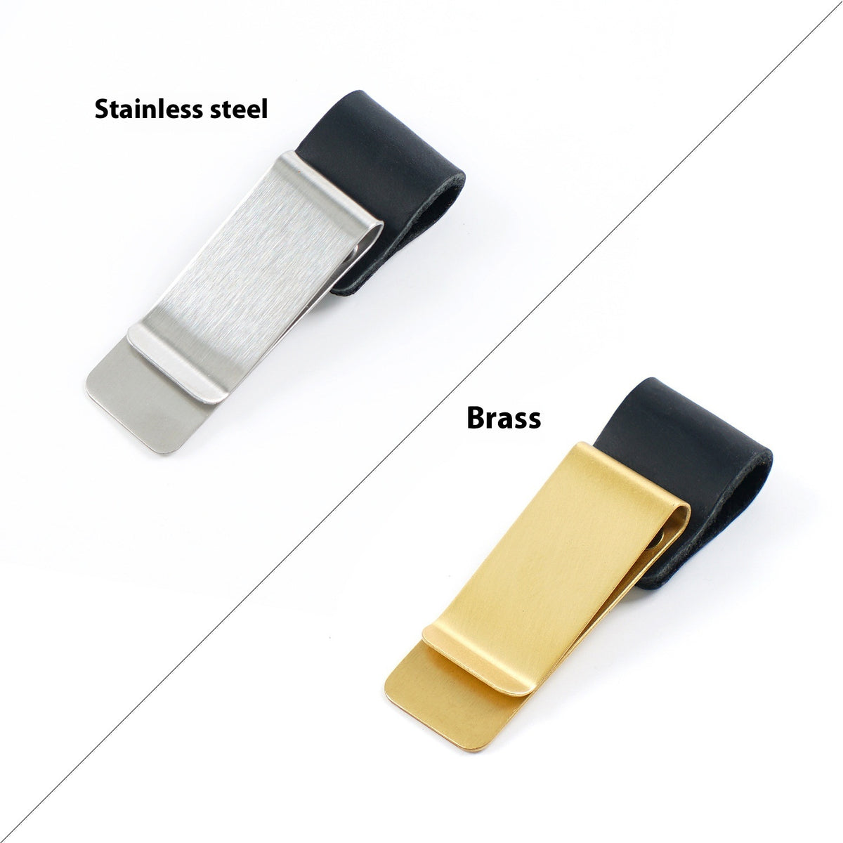 Vintage Metal Leather Wallet Notebook Accessories Bookmark Pen Holder